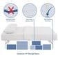 Modway Horizon Platform Full Bed Frame in White, , large