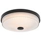 Vaxcel Preston 1-Light Flush Mount in Matte Black, , large