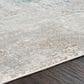 Surya Solar 7"6" x 11"2" Sky Blue, Charcoal, Light Gray, White and Saffron Area Rug, , large