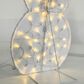 HOMLUX 3-Piece Snowman Set with LED Lights in White, , large
