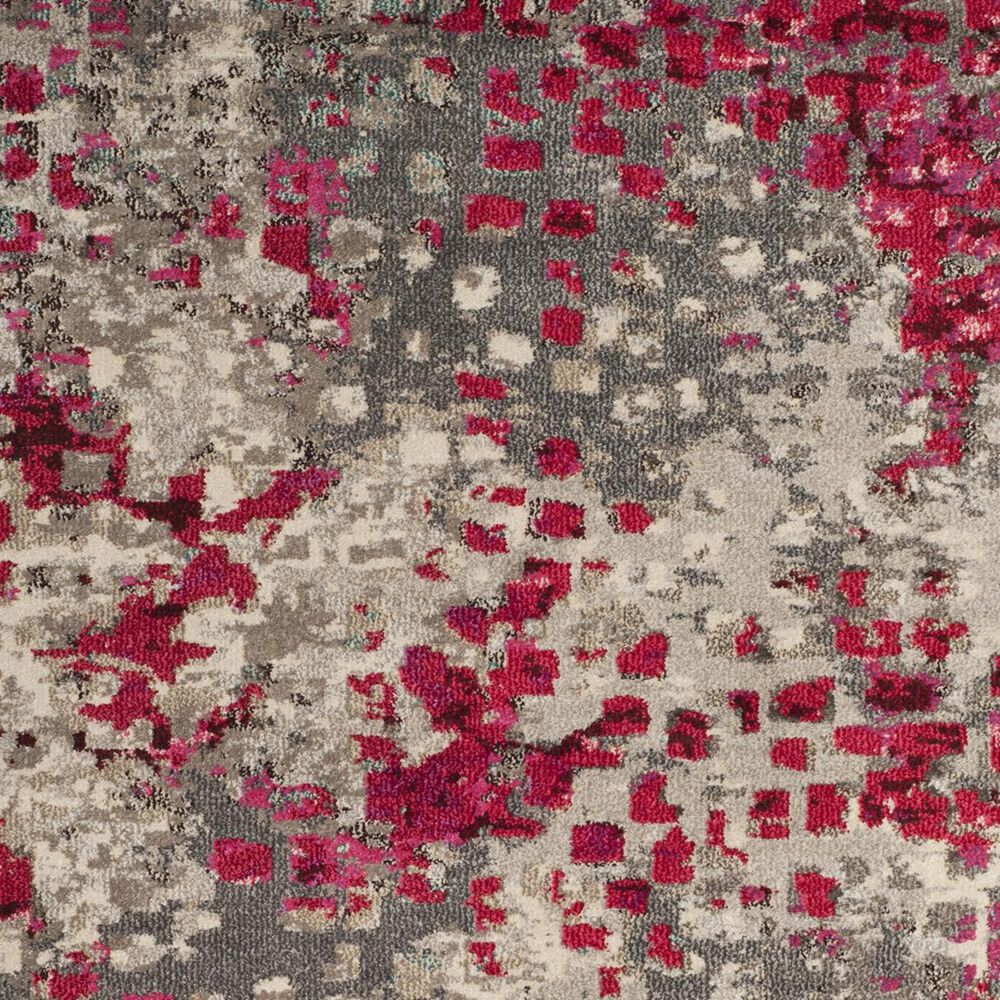 Safavieh Monaco MNC225R-24 2&#39;2&quot; x 4&#39; Grey/Fuchsia Area Rug, , large