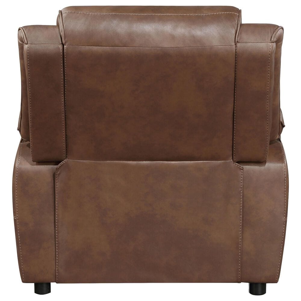 Coaster Ellington Accent Arm Chair in Dark Brown, , large