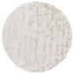 Feizy Indochine 8" Round White Area Rug, , large