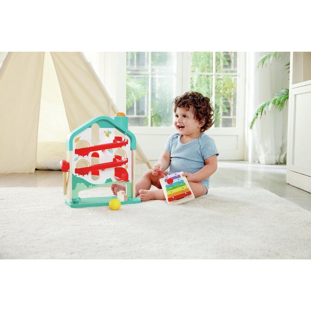 Hape Toys Melody Mansion Ball Run in Multicolor, , large