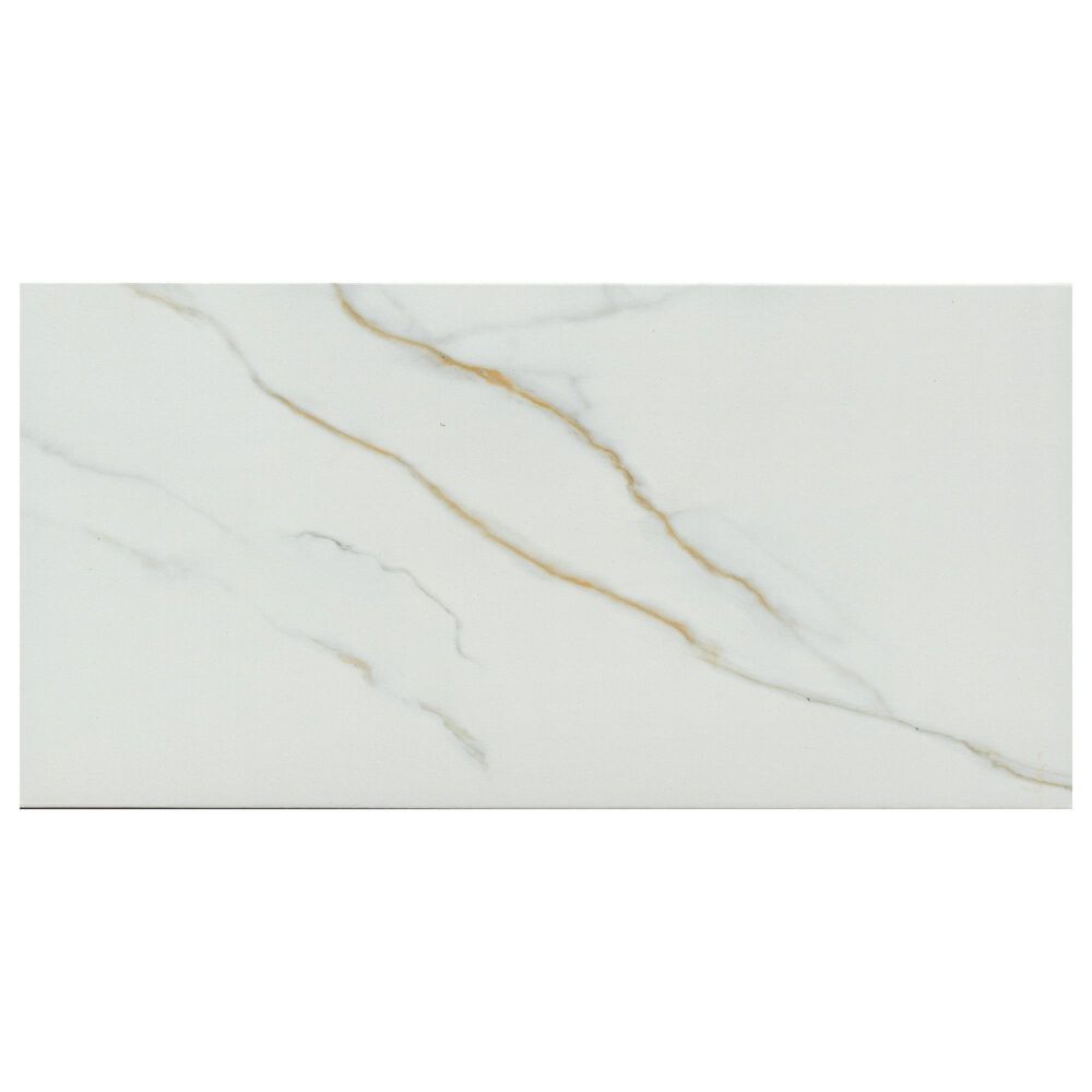 Emser Lamarble White 12&quot; x 24&quot; Ceramic Tile, , large