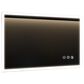 HOMLUX 42" x 30" LED Bathroom Vanity Mirror in Silver, , large
