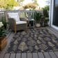 Dalyn Rug Company Wonderland WN21 3" x 5" Black Indoor/Outdoor Area Rug, , large