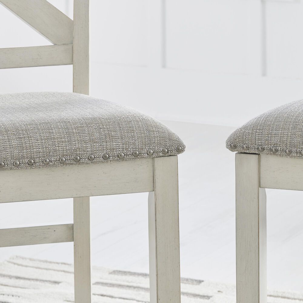 Ashley Robbinsdale Counter Stool in Antique White, , large