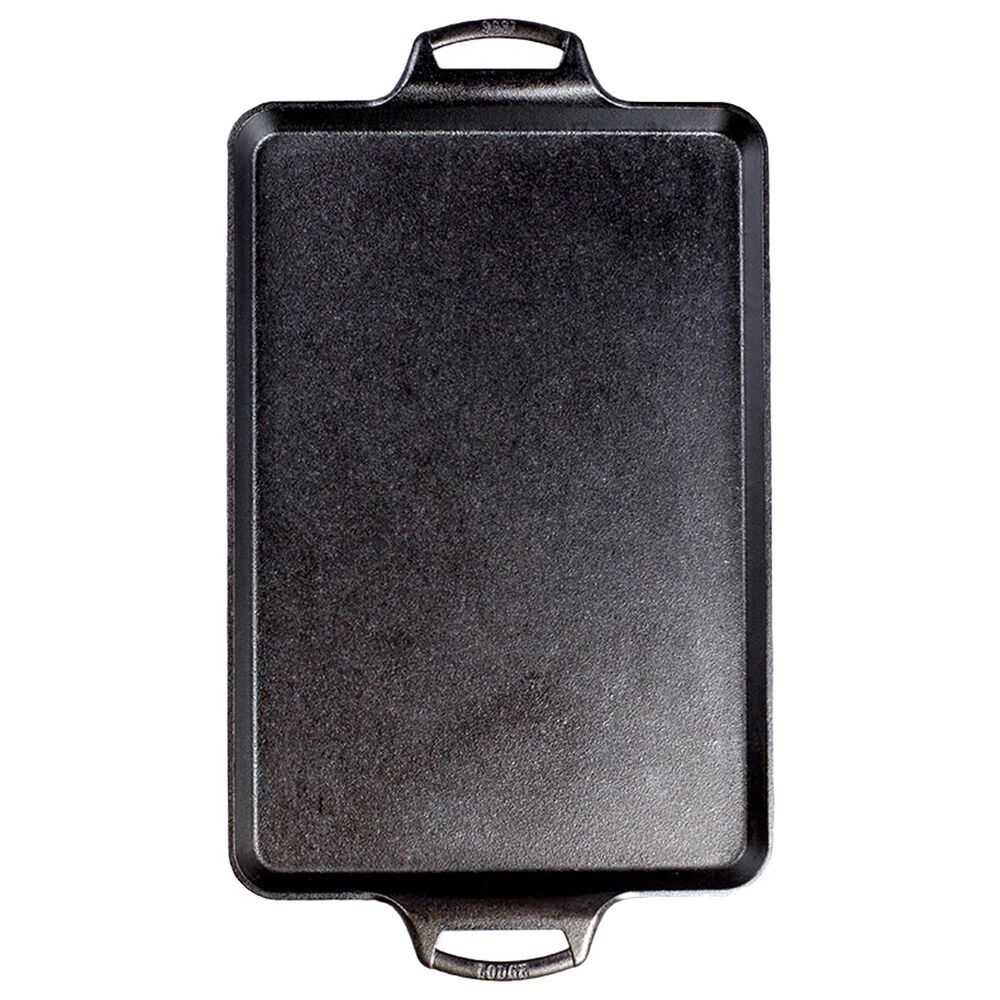 Lodge Seasoned Cast Iron Baking Pan in Black, , large