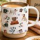 Pavilion 18 Oz Love Dogs Mug in White, , large
