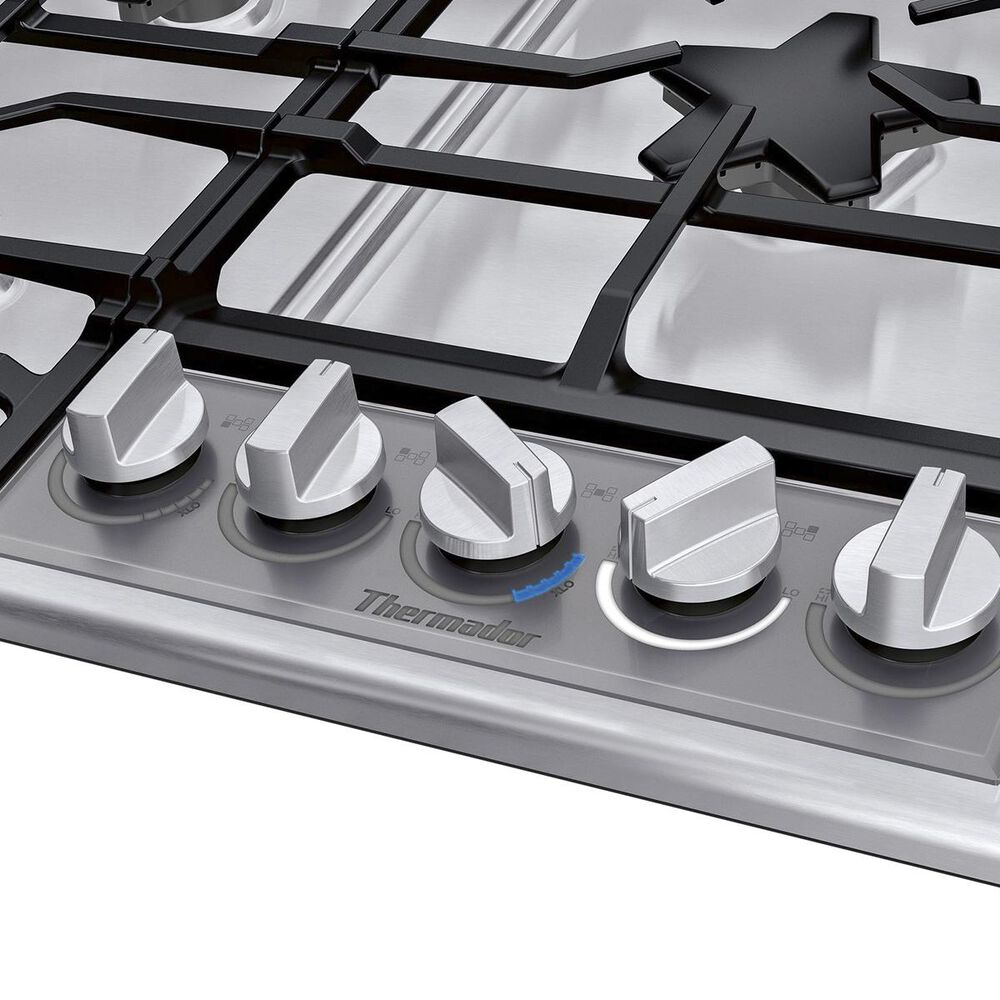 Thermador 36&quot; Masterpiece Pedestal Star Burner Gas Cooktop in Stainless Steel, , large