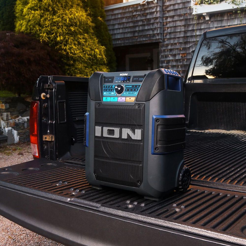 Ion Explorer XL All-Weather Bluetooth Speaker in Black, , large