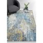 Kas Oriental Rugs Roxy Mirage 7"6" x 10" Blue and Gold Area Rug, , large