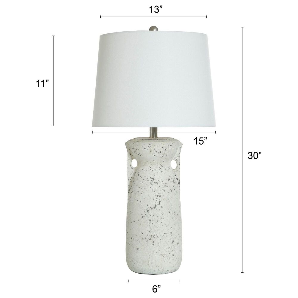 Flair Industries Arlo Table Lamp in Cream, , large