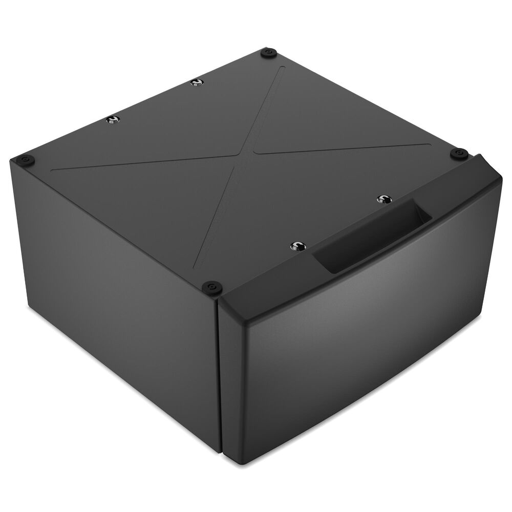 Whirlpool 15.5" Pedestal for Front Load Washer and Dryer with Storage in Volcano Black, , large