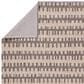 Jaipur Hadi Emir 8" x 10" Feather Gray, Bungee Cord and Almond Milk Area Rug, , large