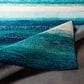 Surya Paramount 7"10" x 11"2" Teal, Aqua, Navy, Taupe and Cream Area Rug, , large