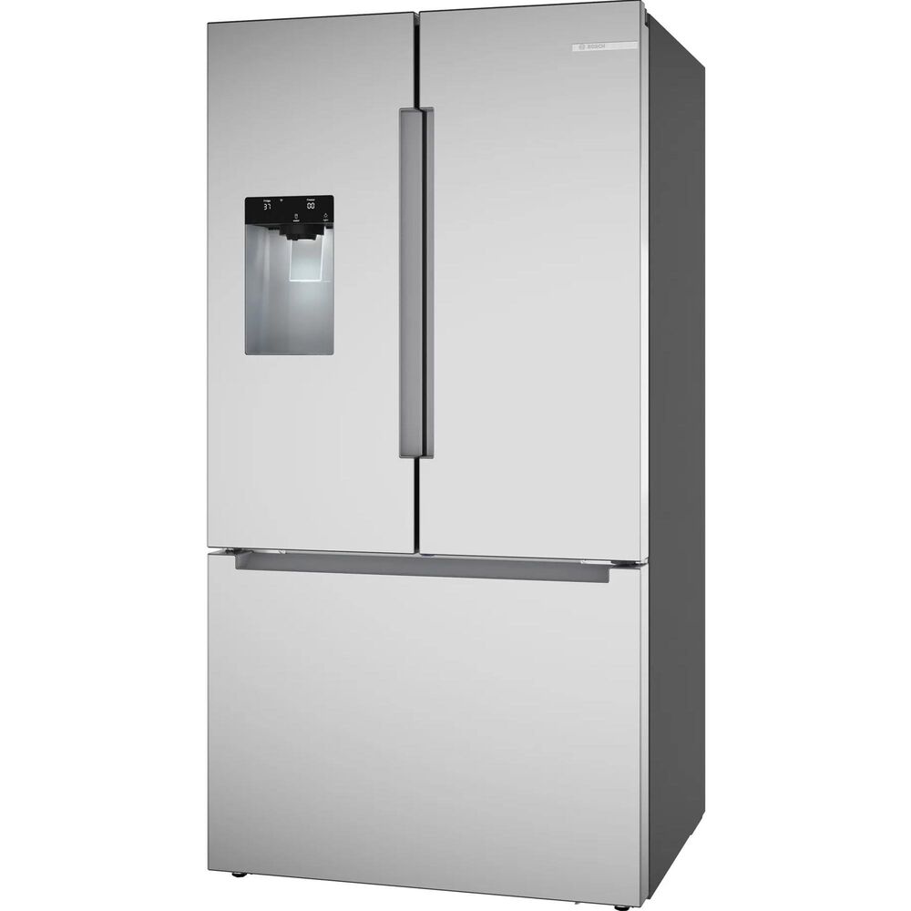 Bosch 26 Cu. Ft. 100 Series French Door Bottom Mount Refrigerator in Stainless Steel, , large