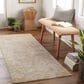 Surya Reina Light Gray, Light Brown, Medium Gray, Mustard and Tan 2"7" x 7"3" Runner, , large