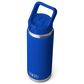 YETI Rambler 26 Oz Water Bottle with Color-Blocked Straw Cap in Royal Blue, , large