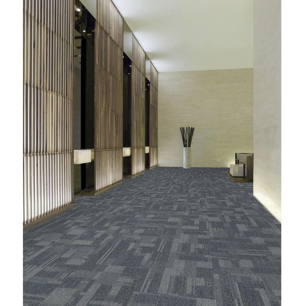 Shaw Pure Attitude 18&quot; x 36&quot; Carpet Tile in Intense, , large