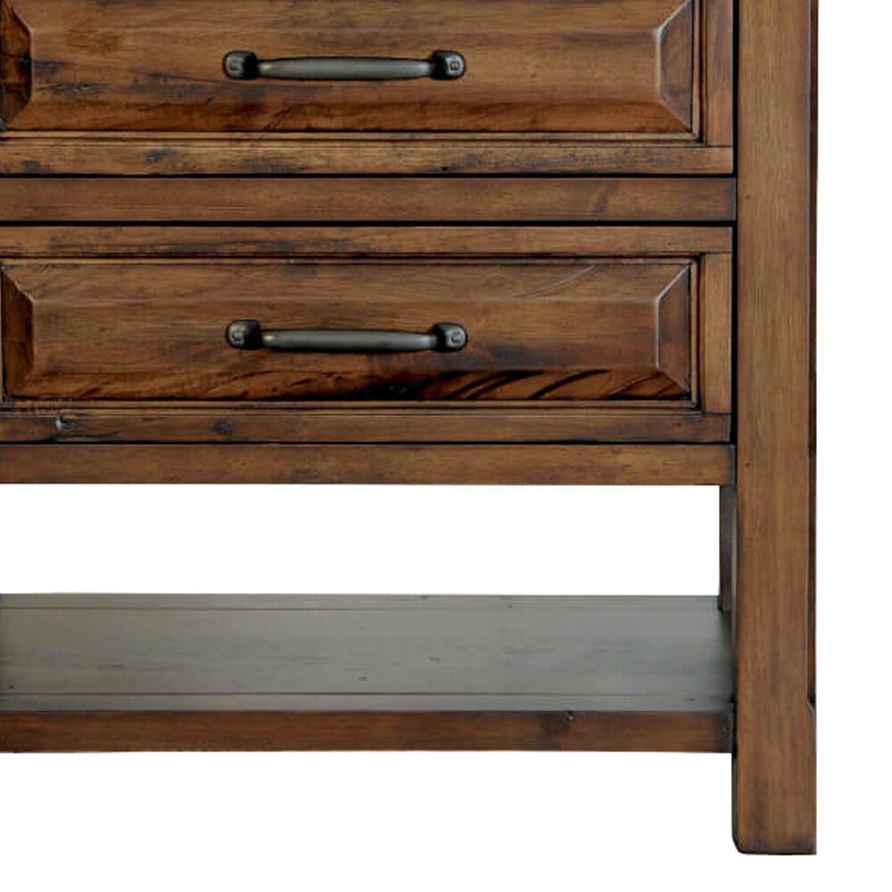 Napa Furniture Design 4-Piece Queen Bedroom Set in Dark Chestnut, , large