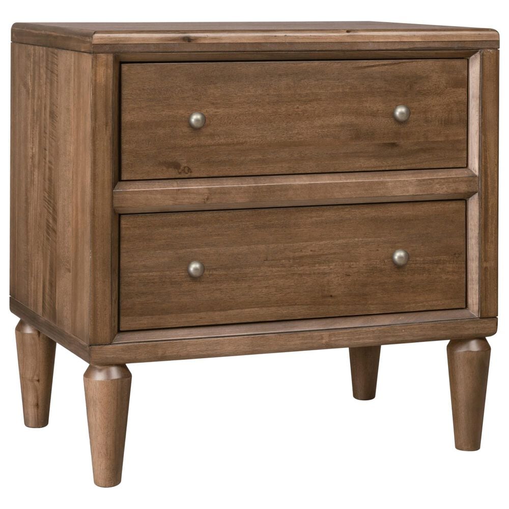 Urban Home Langley Queen Upholstered Panel Bed with Two Nightstands in Autumn Forest, , large