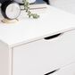 Linon Home Decor Polly 3-Drawer Nightstand in White, , large