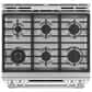 Cafe 30" Slide-In Front Gas Double Oven with Convection Range in Stainless Steel, , large