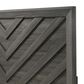 Crown Mark Valor Full Bed with Nightstand in Gray, , large