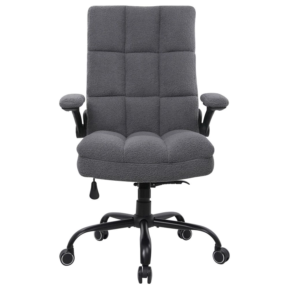 New Era Holding Group LTD Ergonomic Executive Desk Chair in Gray, , large
