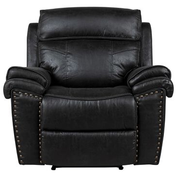 Fan Creek Manual Recliner in Black, , large