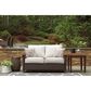 Ashley Paradise Trail Loveseat in Medium Brown, , large