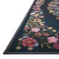 Rifle Paper Co. x Loloi Perennial Blossom 5"3" x 7"8" Navy Area Rug, , large