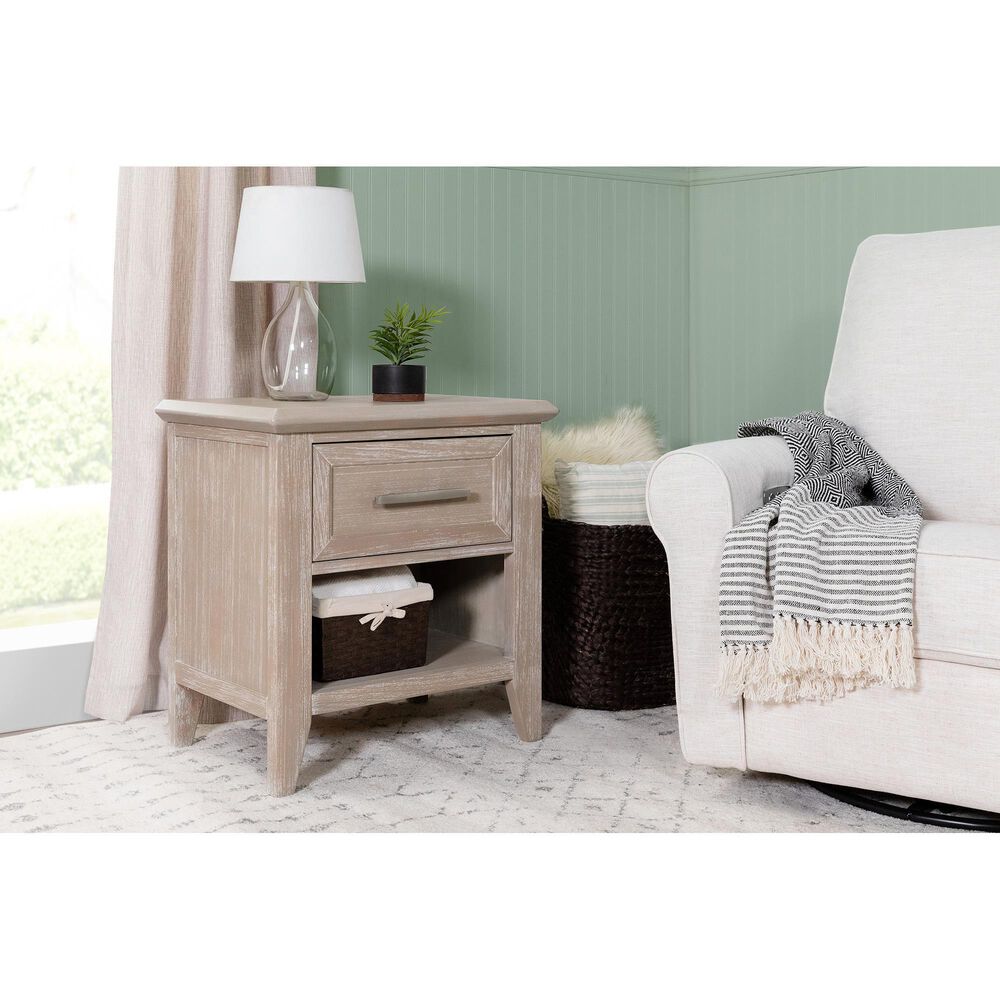 Franklin &amp; Ben Beckett 1 Drawer Nightstand in Sandbar, , large