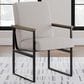 Ashley Montia Desk Chair in Gunmetal Gray and Light Brown, , large