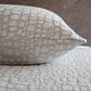 Ann Gish Croc 30" x 30" Square Throw Pillow in Quartz, , large