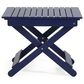 Hearth and Haven Folding Patio Side Table in Navy Blue, , large