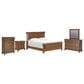 Ashley Rowlenstown 5-Piece King Panel Bedroom Set in Brown, , large