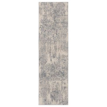 Nourison Exhale 2"2" x 7"6" Light Grey Runner, , large