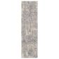 Nourison Exhale 2"2" x 7"6" Light Grey Runner, , large