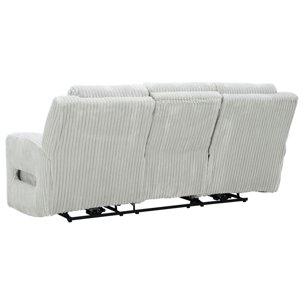 Ashley Forest Lake Power Reclining Sofa with Adjustable Headrest in Alloy Velvet, , large