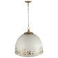Golden Lighting Alison 5-Light Pendant with Antique Ivory Shade in Vintage Gold, , large