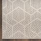 Nourison Horizon HOZ01 Grey 2"2" x 8" Indoor/Outdoor Runner, , large