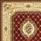 Safavieh Lyndhurst LNH223 5"3" Round Red and Ivory Area Rug, , large