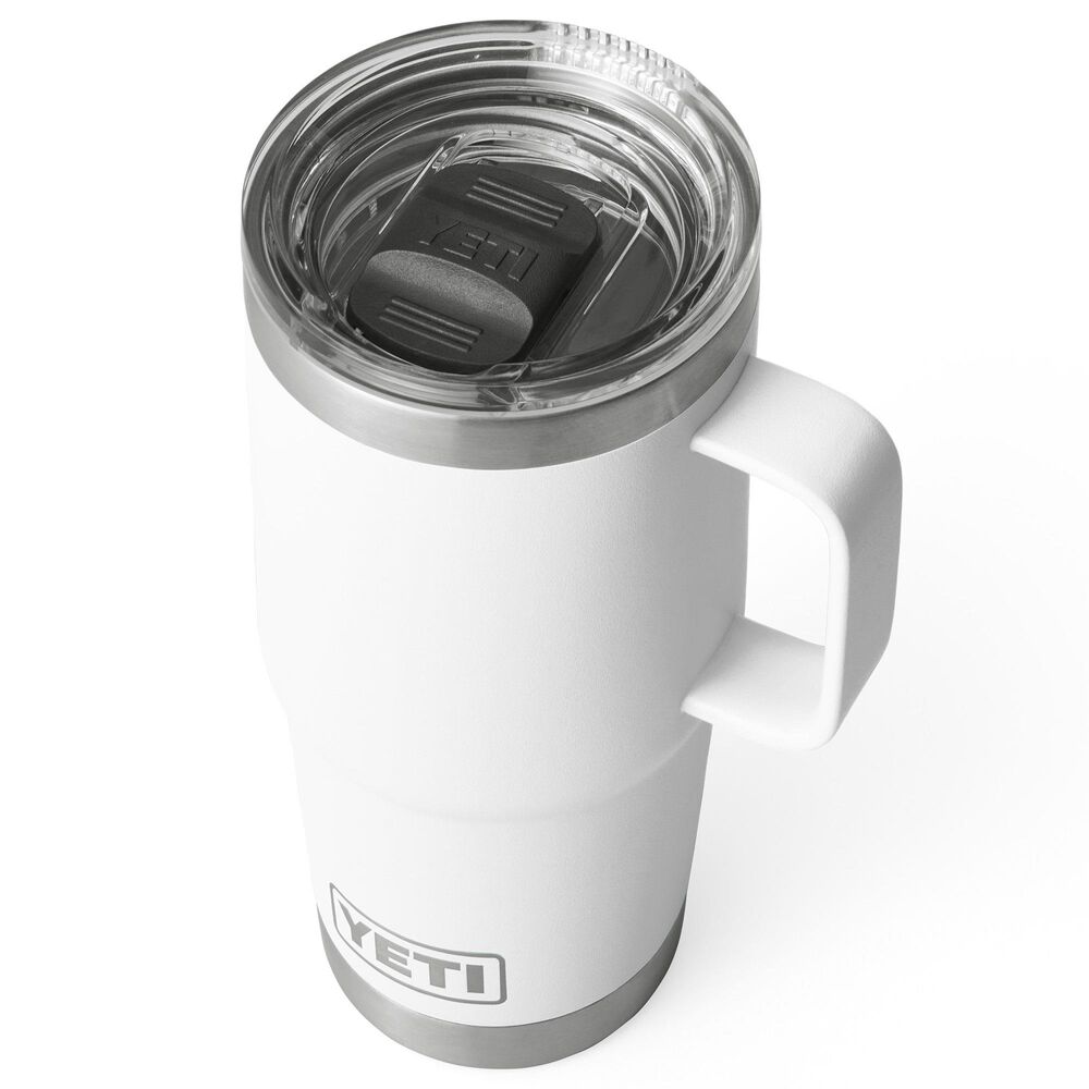 YETI Rambler 20 Oz Travel Mug with MagSlider Lid in White, , large