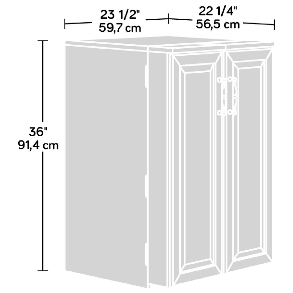 Sauder Craft Workstation with Storage in Khaki Pine, , large
