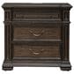 Belle Furnishings Provence Park 3-Piece Queen Upholstered Shelter Bedroom Set with Two Nightstands in Chateau Brown, , large
