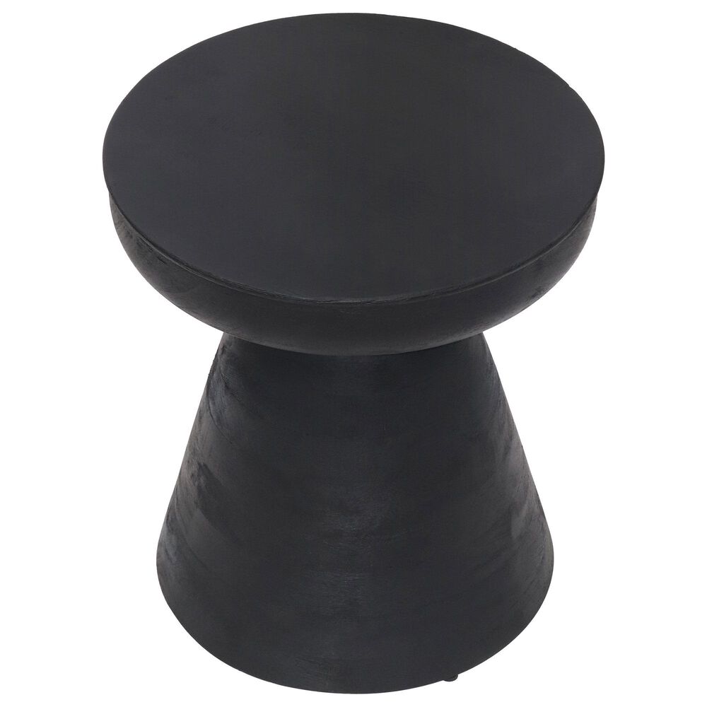 Zuo Modern Sage Table Stool in Matte Black/Black, , large