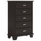 Ashley Covetown 5-Drawer Chest in Dark Brown, , large